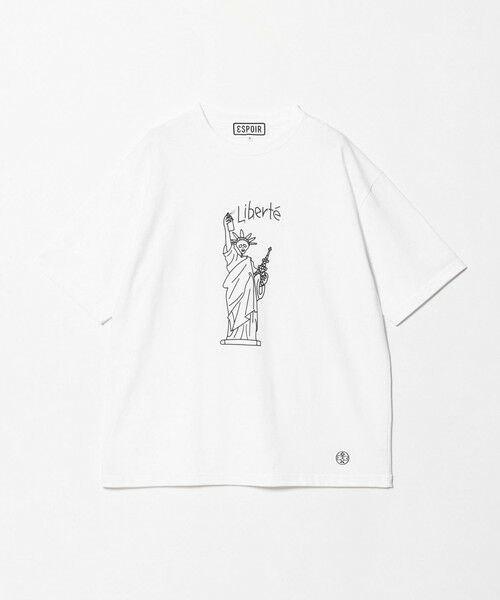 BEAUTY&YOUTH UNITED ARROWS / ビューティー&ユース ユナイテッドアローズ Tシャツ | <ESPOIR>Statue of Liberty Tシャツ | 詳細5
