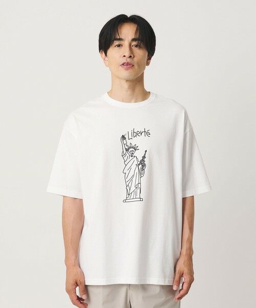 BEAUTY&YOUTH UNITED ARROWS / ビューティー&ユース ユナイテッドアローズ Tシャツ | <ESPOIR>Statue of Liberty Tシャツ | 詳細2