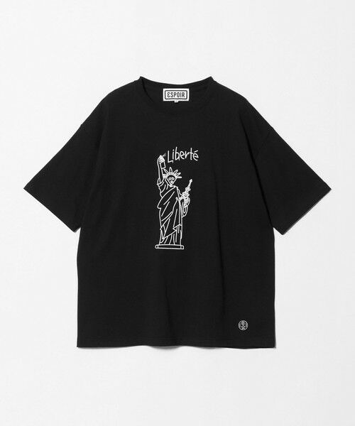 BEAUTY&YOUTH UNITED ARROWS / ビューティー&ユース ユナイテッドアローズ Tシャツ | <ESPOIR>Statue of Liberty Tシャツ | 詳細9