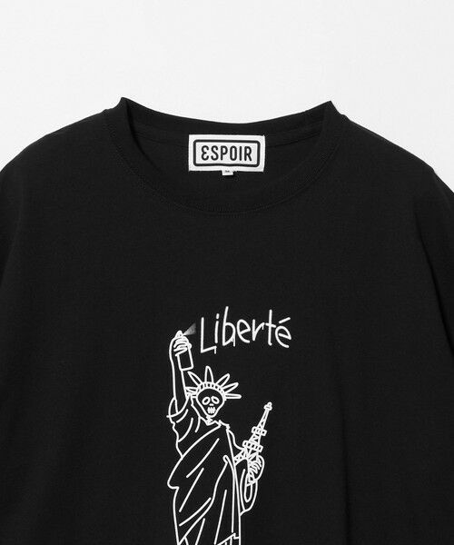 BEAUTY&YOUTH UNITED ARROWS / ビューティー&ユース ユナイテッドアローズ Tシャツ | <ESPOIR>Statue of Liberty Tシャツ | 詳細11