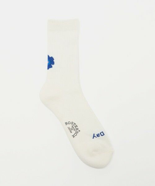 BEAUTY&YOUTH UNITED ARROWS / ビューティー&ユース ユナイテッドアローズ ソックス | ＜ROSTER SOX＞フラワー ソックス（WHITE）