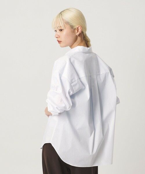 BEAUTY&YOUTH UNITED ARROWS / ビューティー&ユース ユナイテッドアローズ シャツ・ブラウス | 【WEB限定】ストライプ レギュラーカラー シャツ | 詳細3