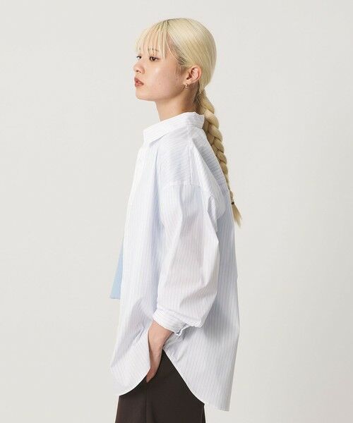 BEAUTY&YOUTH UNITED ARROWS / ビューティー&ユース ユナイテッドアローズ シャツ・ブラウス | 【WEB限定】ストライプ レギュラーカラー シャツ（WHITE）