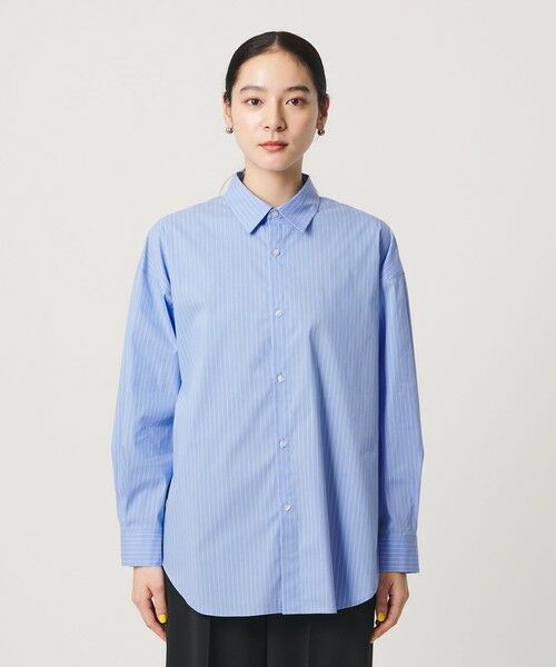 BEAUTY&YOUTH UNITED ARROWS / ビューティー&ユース ユナイテッドアローズ シャツ・ブラウス | 【WEB限定】ストライプ レギュラーカラー シャツ | 詳細11