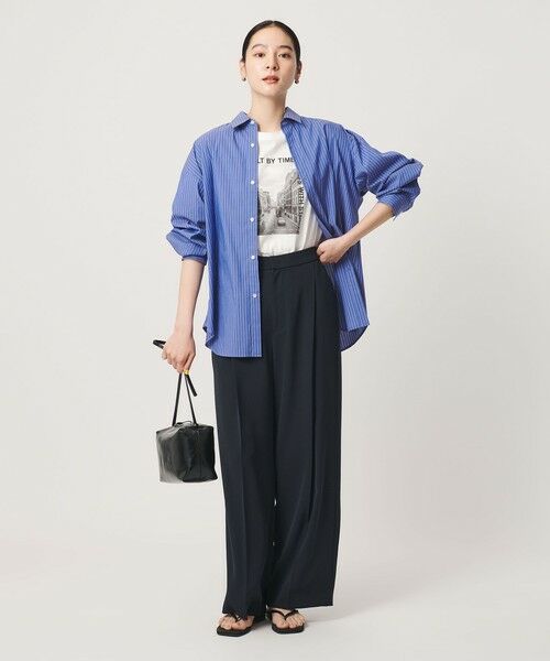 BEAUTY&YOUTH UNITED ARROWS / ビューティー&ユース ユナイテッドアローズ シャツ・ブラウス | 【WEB限定】ストライプ レギュラーカラー シャツ | 詳細20