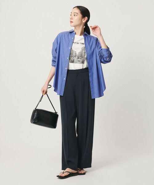 BEAUTY&YOUTH UNITED ARROWS / ビューティー&ユース ユナイテッドアローズ シャツ・ブラウス | 【WEB限定】ストライプ レギュラーカラー シャツ | 詳細21