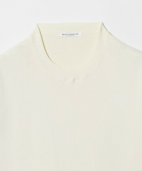 BEAUTY&YOUTH UNITED ARROWS / ビューティー&ユース ユナイテッドアローズ ニット・セーター | コットンポリエステル ハーフスリーブ ニットプルオーバー ウォッシャブル | 詳細1