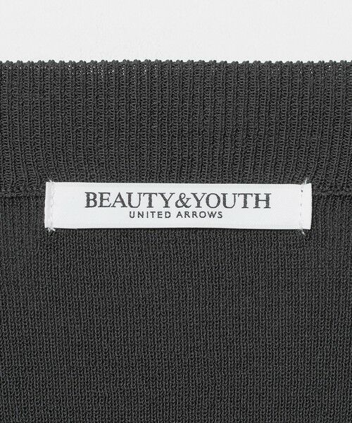 BEAUTY&YOUTH UNITED ARROWS / ビューティー&ユース ユナイテッドアローズ ニット・セーター | コットンポリエステル ハーフスリーブ ニットプルオーバー ウォッシャブル | 詳細8