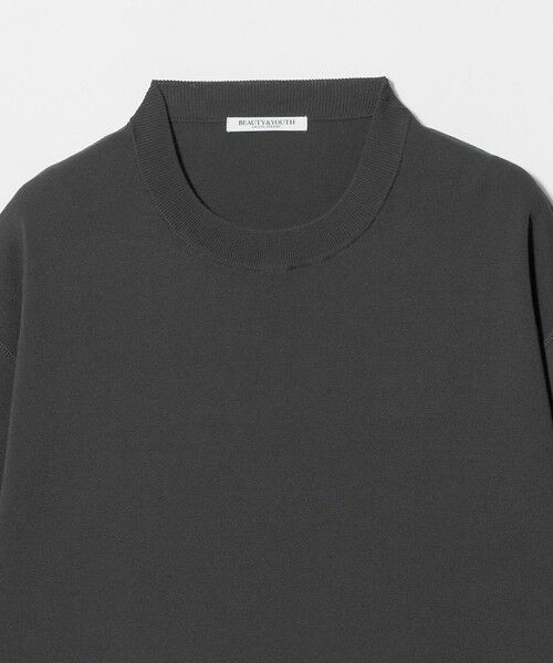 BEAUTY&YOUTH UNITED ARROWS / ビューティー&ユース ユナイテッドアローズ ニット・セーター | コットンポリエステル ハーフスリーブ ニットプルオーバー ウォッシャブル | 詳細4