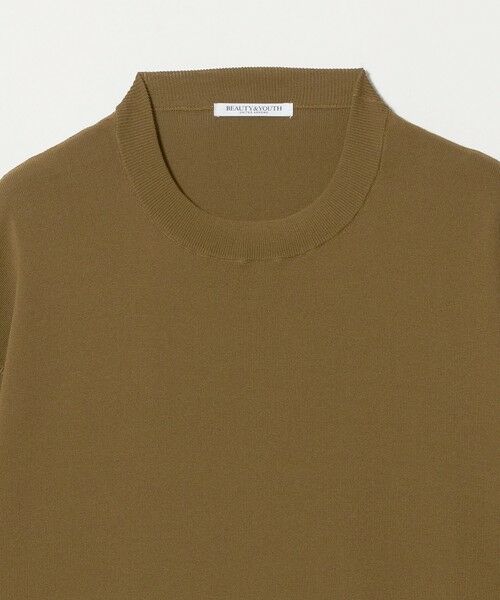 BEAUTY&YOUTH UNITED ARROWS / ビューティー&ユース ユナイテッドアローズ ニット・セーター | コットンポリエステル ハーフスリーブ ニットプルオーバー ウォッシャブル | 詳細11