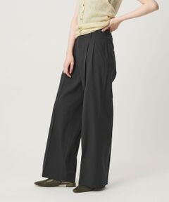 BEAUTY&YOUTH UNITED ARROWS / ビューティー&ユース ユナイテッドアローズ その他パンツ | ポリエステルブレンド ２タック タブワイドパンツ ウォッシャブル 防シワ