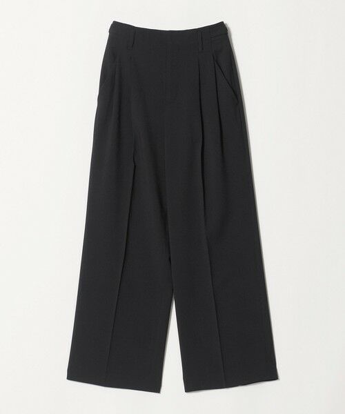 BEAUTY&YOUTH UNITED ARROWS / ビューティー&ユース ユナイテッドアローズ その他パンツ | ポリエステルブレンド ２タック タブワイドパンツ ウォッシャブル 防シワ | 詳細4