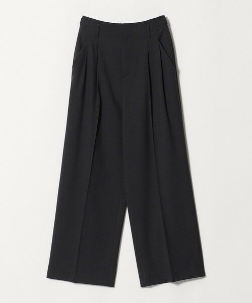 BEAUTY&YOUTH UNITED ARROWS / ビューティー&ユース ユナイテッドアローズ その他パンツ | ポリエステルブレンド ２タック タブワイドパンツ ウォッシャブル 防シワ | 詳細11