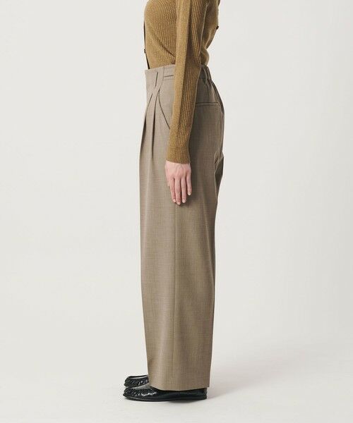 BEAUTY&YOUTH UNITED ARROWS / ビューティー&ユース ユナイテッドアローズ その他パンツ | ポリエステルブレンド ２タック タブワイドパンツ ウォッシャブル 防シワ | 詳細17