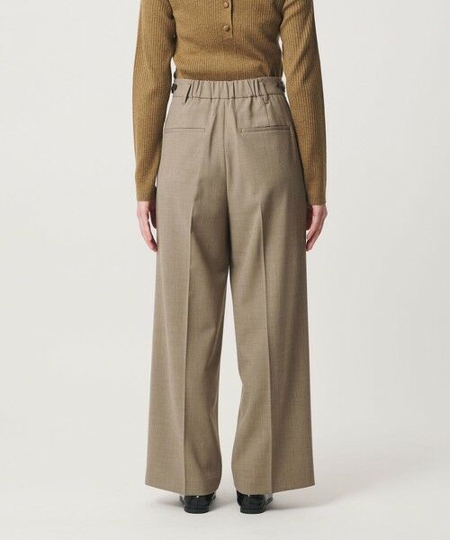 BEAUTY&YOUTH UNITED ARROWS / ビューティー&ユース ユナイテッドアローズ その他パンツ | ポリエステルブレンド ２タック タブワイドパンツ ウォッシャブル 防シワ | 詳細18
