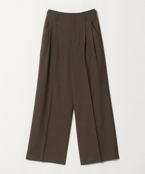 BEAUTY&YOUTH UNITED ARROWS / ビューティー&ユース ユナイテッドアローズ その他パンツ | ポリエステルブレンド ２タック タブワイドパンツ ウォッシャブル 防シワ | 詳細22