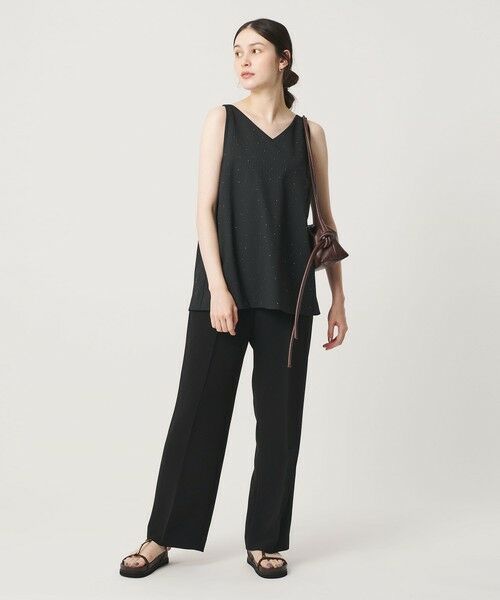 BEAUTY&YOUTH UNITED ARROWS / ビューティー&ユース ユナイテッドアローズ その他パンツ | レギュラー ストレート タックパンツ ウォッシャブル 防シワ | 詳細3