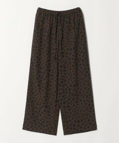 BEAUTY&YOUTH UNITED ARROWS / ビューティー&ユース ユナイテッドアローズ その他パンツ | ポリエステルブレンド レオパード イージーワイドパンツ
