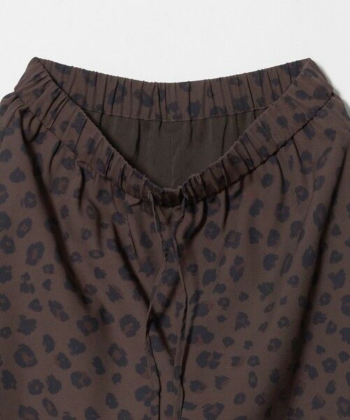 BEAUTY&YOUTH UNITED ARROWS / ビューティー&ユース ユナイテッドアローズ その他パンツ | ポリエステルブレンド レオパード イージーワイドパンツ | 詳細7
