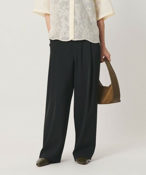 BEAUTY&YOUTH UNITED ARROWS / ビューティー&ユース ユナイテッドアローズ その他パンツ | ポリエステルブレンド バックゴム ワイドパンツ ウォッシャブル 吸水速乾 防シワ | 詳細1