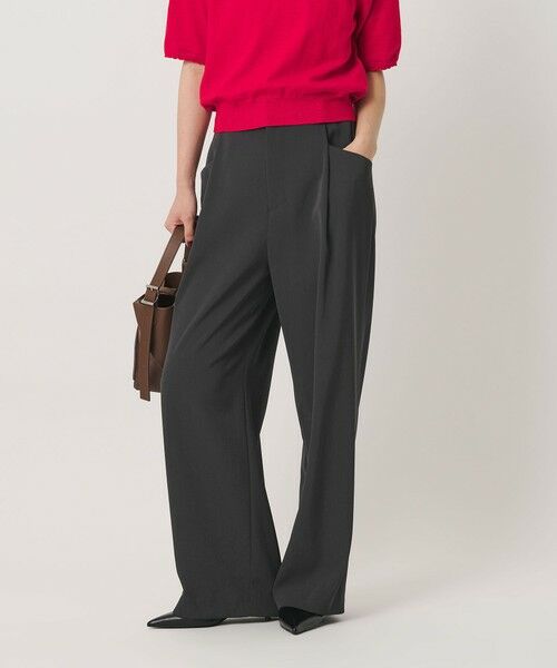 BEAUTY&YOUTH UNITED ARROWS / ビューティー&ユース ユナイテッドアローズ その他パンツ | ポリエステルブレンド バックゴム ワイドパンツ ウォッシャブル 吸水速乾 防シワ | 詳細8
