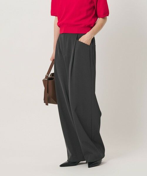 BEAUTY&YOUTH UNITED ARROWS / ビューティー&ユース ユナイテッドアローズ その他パンツ | ポリエステルブレンド バックゴム ワイドパンツ ウォッシャブル 吸水速乾 防シワ | 詳細9