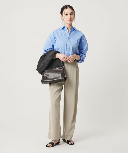 BEAUTY&YOUTH UNITED ARROWS / ビューティー&ユース ユナイテッドアローズ その他パンツ | ポリエステルブレンド バックゴム ワイドパンツ ウォッシャブル 吸水速乾 防シワ | 詳細11
