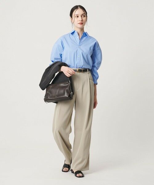 BEAUTY&YOUTH UNITED ARROWS / ビューティー&ユース ユナイテッドアローズ その他パンツ | ポリエステルブレンド バックゴム ワイドパンツ ウォッシャブル 吸水速乾 防シワ | 詳細12