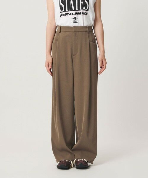 BEAUTY&YOUTH UNITED ARROWS / ビューティー&ユース ユナイテッドアローズ その他パンツ | ポリエステルブレンド バックゴム ワイドパンツ ウォッシャブル 吸水速乾 防シワ | 詳細17