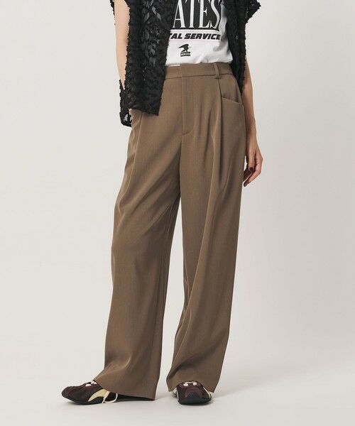 BEAUTY&YOUTH UNITED ARROWS / ビューティー&ユース ユナイテッドアローズ その他パンツ | ポリエステルブレンド バックゴム ワイドパンツ ウォッシャブル 吸水速乾 防シワ | 詳細15