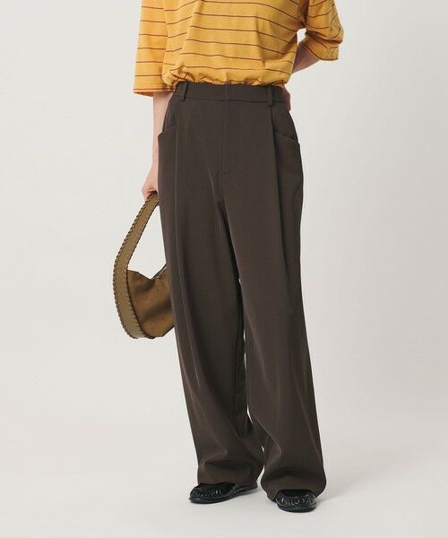 BEAUTY&YOUTH UNITED ARROWS / ビューティー&ユース ユナイテッドアローズ その他パンツ | ポリエステルブレンド バックゴム ワイドパンツ ウォッシャブル 吸水速乾 防シワ | 詳細28