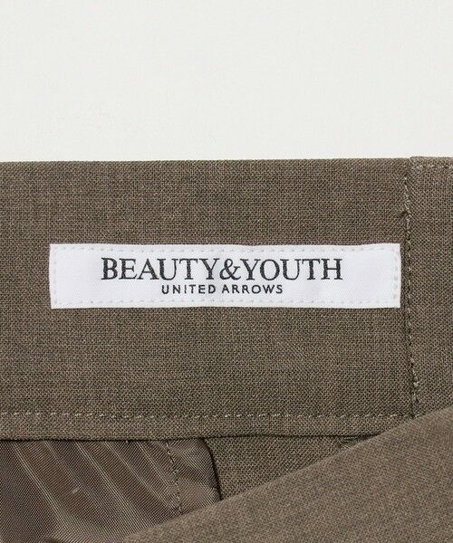 BEAUTY&YOUTH UNITED ARROWS / ビューティー&ユース ユナイテッドアローズ その他パンツ | 2タック ワイドパンツ 吸水速乾 防シワ ウォッシャブル/モカ | 詳細15