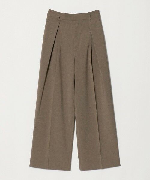 BEAUTY&YOUTH UNITED ARROWS / ビューティー&ユース ユナイテッドアローズ その他パンツ | 2タック ワイドパンツ 吸水速乾 防シワ ウォッシャブル/モカ（MOCA）