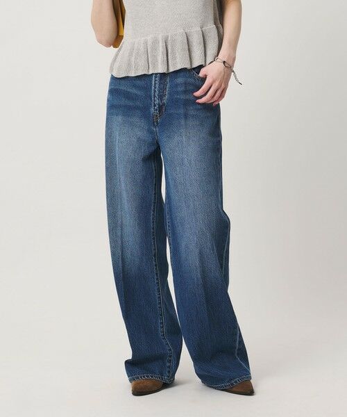 BEAUTY&YOUTH UNITED ARROWS / ビューティー&ユース ユナイテッドアローズ デニムパンツ | 【国内EXCLUSIVE】＜Levi's＞RIBCAGE ワイドデニムパンツ | 詳細1