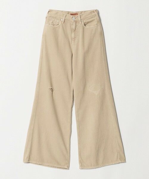 BEAUTY&YOUTH UNITED ARROWS / ビューティー&ユース ユナイテッドアローズ デニムパンツ | 【別注】＜NEEDBY heritage＞ワイドフレア デニムパンツ/ベージュ（BEIGE）