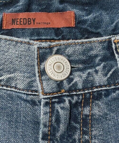 BEAUTY&YOUTH UNITED ARROWS / ビューティー&ユース ユナイテッドアローズ デニムパンツ | 【別注】＜NEEDBY heritage＞ワイドフレア デニムパンツ/コバルト | 詳細11