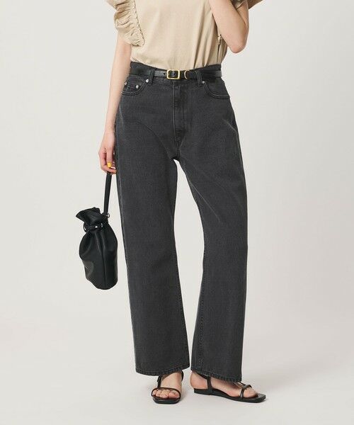 BEAUTY&YOUTH UNITED ARROWS / ビューティー&ユース ユナイテッドアローズ デニムパンツ | 【WEB限定】ワイドフレア デニムパンツ ウォッシャブル(DK.GRAY)