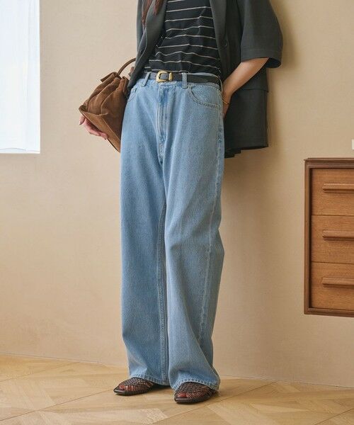 BEAUTY&YOUTH UNITED ARROWS / ビューティー&ユース ユナイテッドアローズ デニムパンツ | 【WEB限定】ワイドフレア デニムパンツ ウォッシャブル | 詳細6