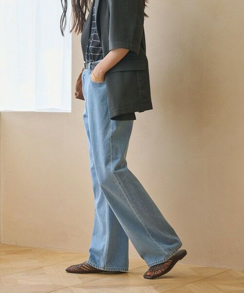 BEAUTY&YOUTH UNITED ARROWS / ビューティー&ユース ユナイテッドアローズ デニムパンツ | 【WEB限定】ワイドフレア デニムパンツ ウォッシャブル | 詳細8
