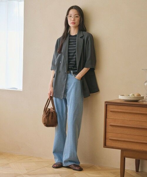BEAUTY&YOUTH UNITED ARROWS / ビューティー&ユース ユナイテッドアローズ デニムパンツ | 【WEB限定】ワイドフレア デニムパンツ ウォッシャブル | 詳細9