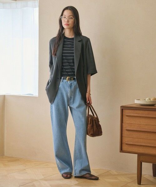 BEAUTY&YOUTH UNITED ARROWS / ビューティー&ユース ユナイテッドアローズ デニムパンツ | 【WEB限定】ワイドフレア デニムパンツ ウォッシャブル | 詳細10