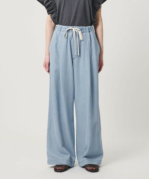 BEAUTY&YOUTH UNITED ARROWS / ビューティー&ユース ユナイテッドアローズ デニムパンツ | 【WEB限定】ライトデニム イージーパンツ ウォッシャブル | 詳細4