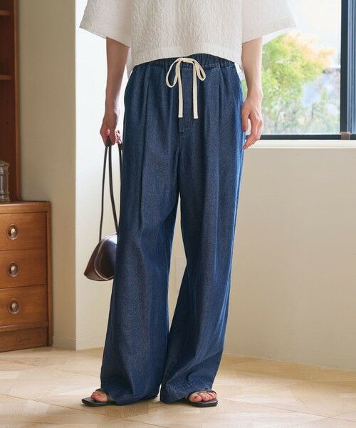 BEAUTY&YOUTH UNITED ARROWS / ビューティー&ユース ユナイテッドアローズ デニムパンツ | 【WEB限定】ライトデニム イージーパンツ ウォッシャブル | 詳細13
