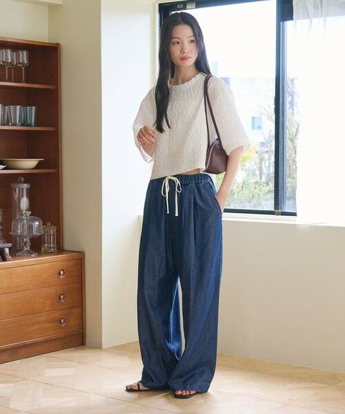BEAUTY&YOUTH UNITED ARROWS / ビューティー&ユース ユナイテッドアローズ デニムパンツ | 【WEB限定】ライトデニム イージーパンツ ウォッシャブル | 詳細15