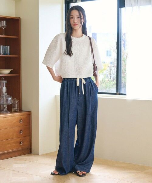 BEAUTY&YOUTH UNITED ARROWS / ビューティー&ユース ユナイテッドアローズ デニムパンツ | 【WEB限定】ライトデニム イージーパンツ ウォッシャブル | 詳細16