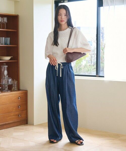 BEAUTY&YOUTH UNITED ARROWS / ビューティー&ユース ユナイテッドアローズ デニムパンツ | 【WEB限定】ライトデニム イージーパンツ ウォッシャブル | 詳細17