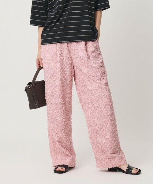 BEAUTY&YOUTH UNITED ARROWS / ビューティー&ユース ユナイテッドアローズ その他パンツ | 【WEB限定】シアージャガード イージーパンツ ウォッシャブル(PINK)