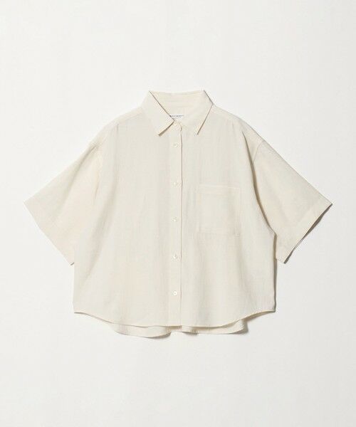 BEAUTY&YOUTH UNITED ARROWS / ビューティー&ユース ユナイテッドアローズ シャツ・ブラウス | シアー バックタック ショートスリーブ シャツ 接触冷感 | 詳細4