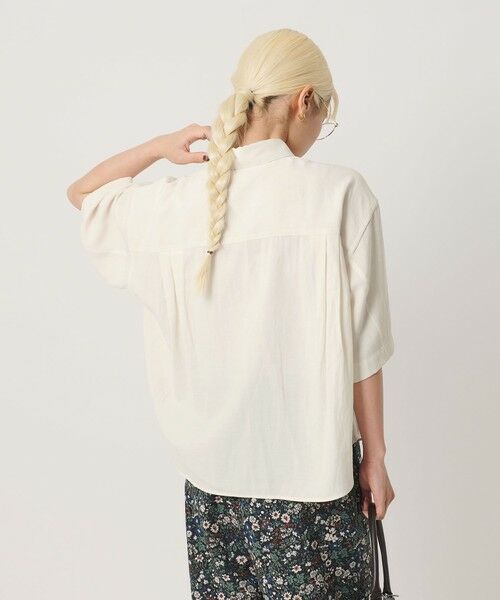 BEAUTY&YOUTH UNITED ARROWS / ビューティー&ユース ユナイテッドアローズ シャツ・ブラウス | シアー バックタック ショートスリーブ シャツ 接触冷感 | 詳細2