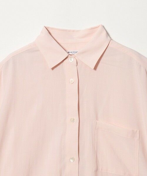 BEAUTY&YOUTH UNITED ARROWS / ビューティー&ユース ユナイテッドアローズ シャツ・ブラウス | シアー バックタック ショートスリーブ シャツ 接触冷感 | 詳細11